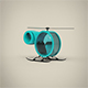 Futuristic Helicopter - 3DOcean Item for Sale