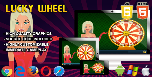 Lucky Wheel - HTML5 Casino Game