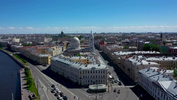 Saint-Petersburg. Drone. View from a height. City. Architecture. Russia 72