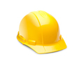 Yellow Hard Hat, Gloves and Hammer on White - PhotoDune Item for Sale