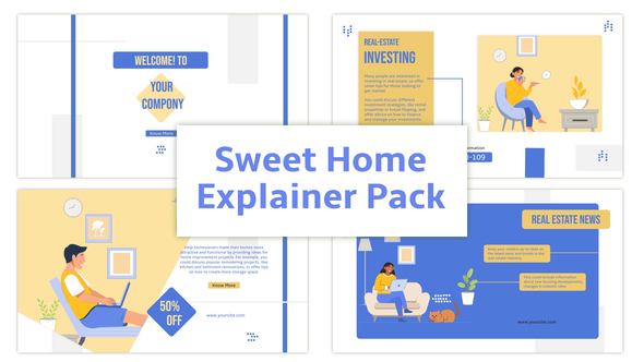 Real Estate Agency Explainer Animation Scene