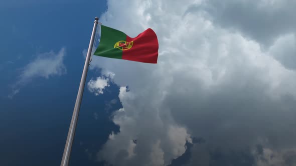Portugal Flag Waving 2K