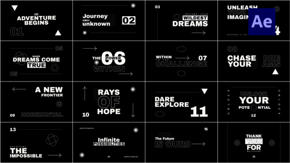 Black Rhythmic Titles alt