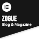 Zogue - Creative Blog & Magazine Elementor Pro Template Kit - ThemeForest Item for Sale
