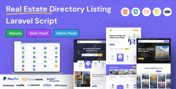 Homeco - Real Estate Directory Listing Laravel Script