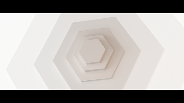 White Mist Hexagons 29 Widescreen 4K