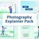 Outdoor Photography Explainer Animation Scene Pack - VideoHive Item for Sale