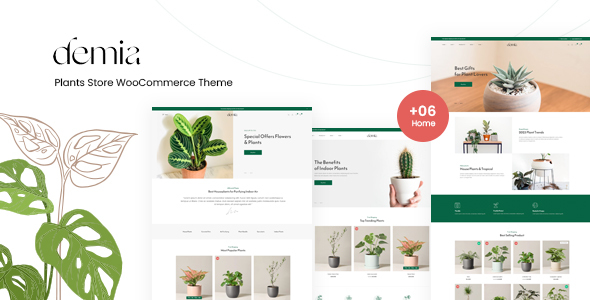 Demia – Plants Store WooCommerce Theme