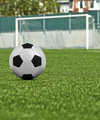 Black and white Soccer ball on grass field - PhotoDune Item for Sale