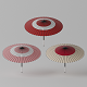 Cartoon Japanese Umbrella Collection 3d model - 3DOcean Item for Sale