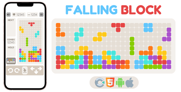 FallingBlock - HTML5 Game - Construct 3