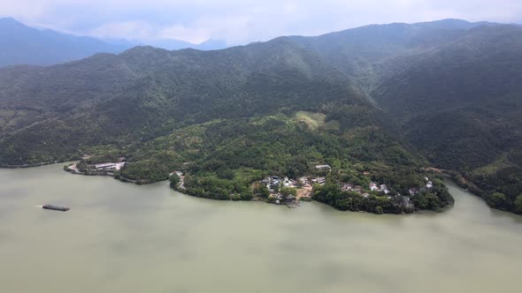 The Fuchun River, Aerial Hangzhou