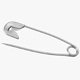 Safety Pin Open - 3DOcean Item for Sale