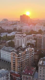 Ukraine Kyiv in the Morning at Sunrise