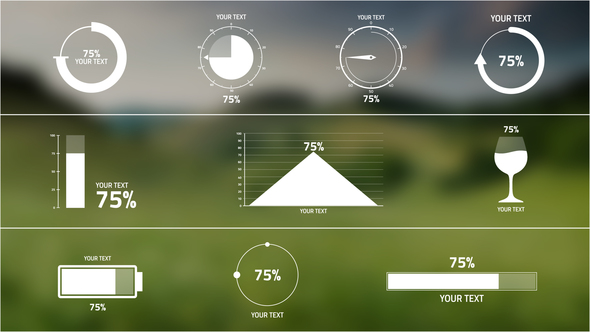 10 Percentage Infographics