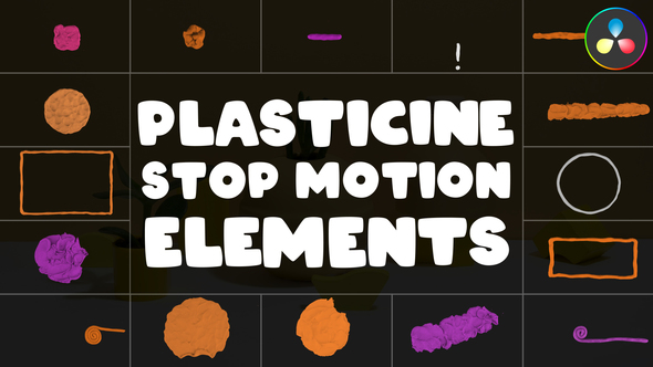 Plasticine Stop Motion Elements | DaVinci Resolve