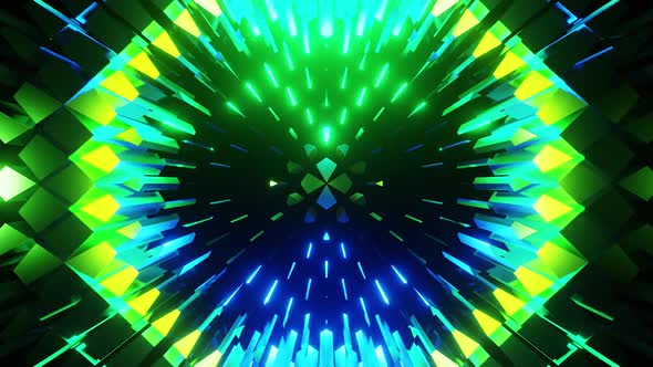 Green And Blue Equalizer Vj Loop Background For Music Rhytm HD