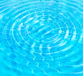 Blue abstract background with water ripples and bubbles - PhotoDune Item for Sale