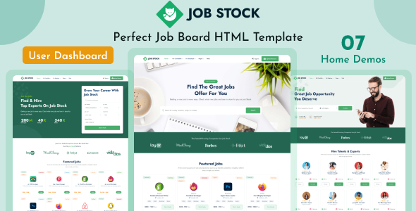 Job Stock – Job Board Template