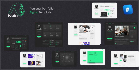 Nain - Personal Portfolio Figma Template