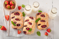 Homemade strawberry yeast cake as summer snack. - PhotoDune Item for Sale