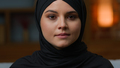 Portrait woman 20s arabian muslim young girl islamic lady in black hijab oriental traditional - PhotoDune Item for Sale