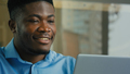 African American man businessman adult ethnic entrepreneur sit at office desk indoors male employee - PhotoDune Item for Sale