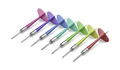 Row with different colored darts - PhotoDune Item for Sale