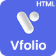 Vfolio- Personal Portfolio/CV HTML Template - ThemeForest Item for Sale