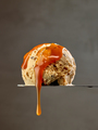 ice cream scoop with caramel sauce - PhotoDune Item for Sale