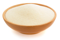 semolina in plate bowl on white - PhotoDune Item for Sale