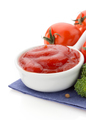 tomato sauce in bowl on white - PhotoDune Item for Sale