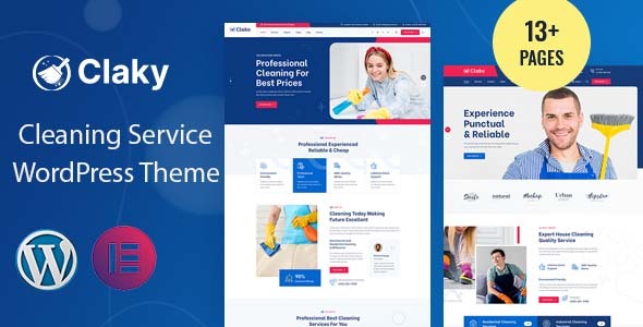 Claky – Cleaning Services WordPress Theme