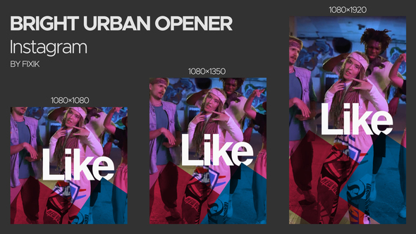 Instagram Bright Urban Opener | After Effects alt