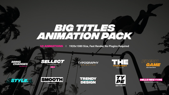 Titles Animation Pack