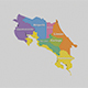 Costa Rica State Map - 3DOcean Item for Sale