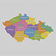 Czech Republic State Map - 3DOcean Item for Sale