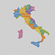 Italy State Map - 3DOcean Item for Sale