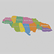 Jamaica State Map - 3DOcean Item for Sale