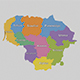 Lithuania State Map - 3DOcean Item for Sale
