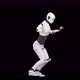 Android Dancing and Spinning in a Cycle Wide Shot - VideoHive Item for Sale