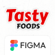 Tasty Foods - Fast Food Restaurant Figma Web Template - ThemeForest Item for Sale