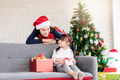  Loving family with presents in room. - PhotoDune Item for Sale