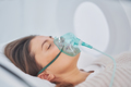 Picture of brunette woman in oxygen cabin - PhotoDune Item for Sale
