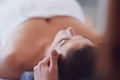 Woman having japan style face massage in salon - PhotoDune Item for Sale