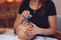 Woman having a face cupping massage in salon - PhotoDune Item for Sale