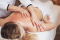 Woman having back body massage in studio - PhotoDune Item for Sale