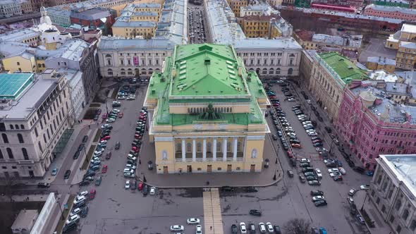 Saint-Petersburg. Drone. View from a height. City. Architecture. Russia 47