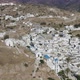 Serifos island Chora village aerial drone video footage - VideoHive Item for Sale