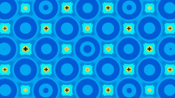 Flashing Background of Abstract Circles